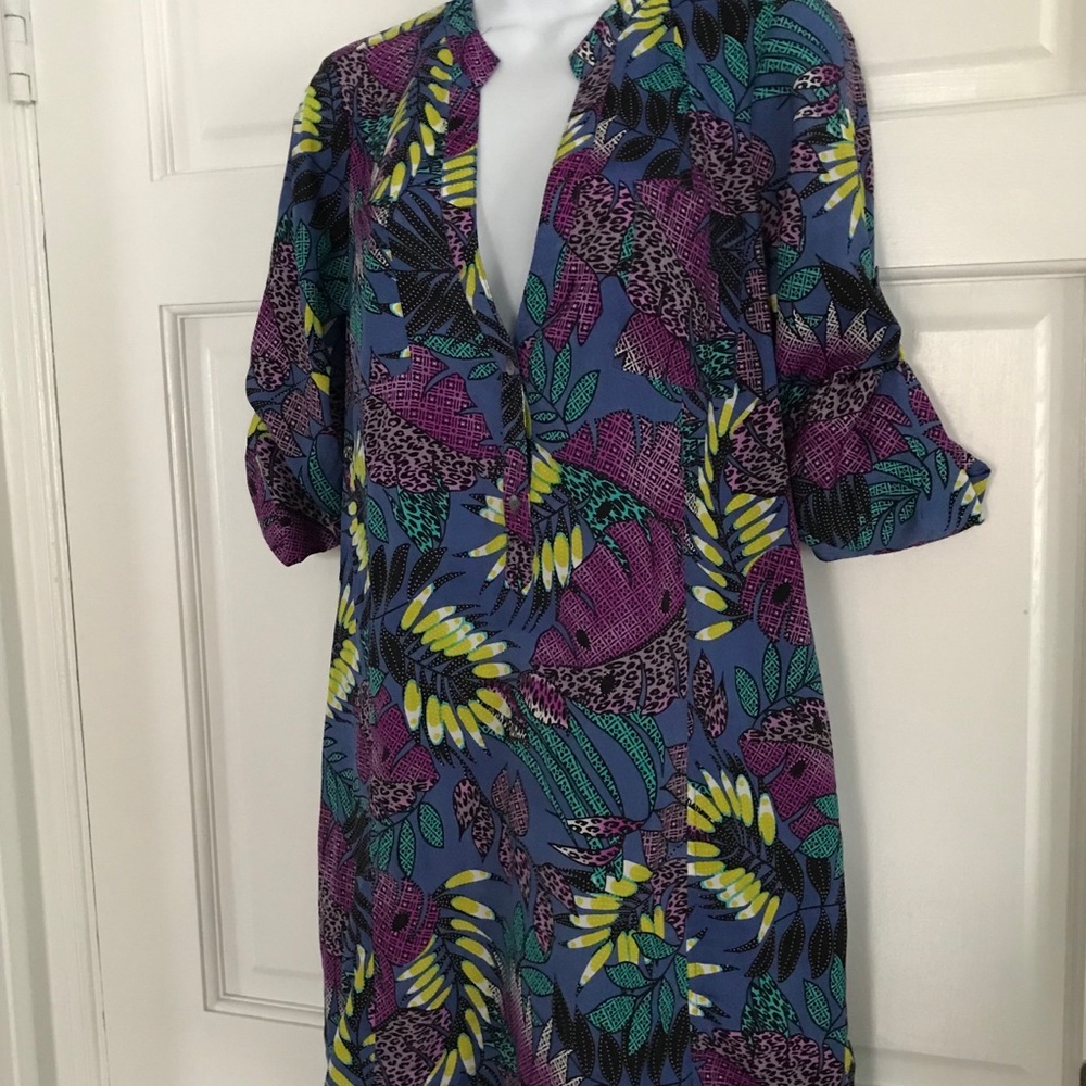 Zoa Fern print dress